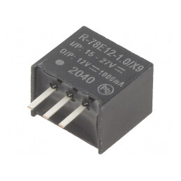 Convertor DC/DC 12W 15-27V la 12V 1A SIP3 | Electronic-mag.ro | Componente Electronice