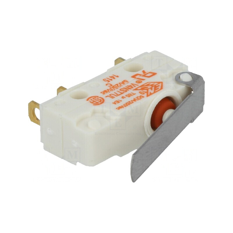 Microîntrerupător SPDT 5A/250VAC cu manetă | Electronic-mag.ro | Componente Electronice