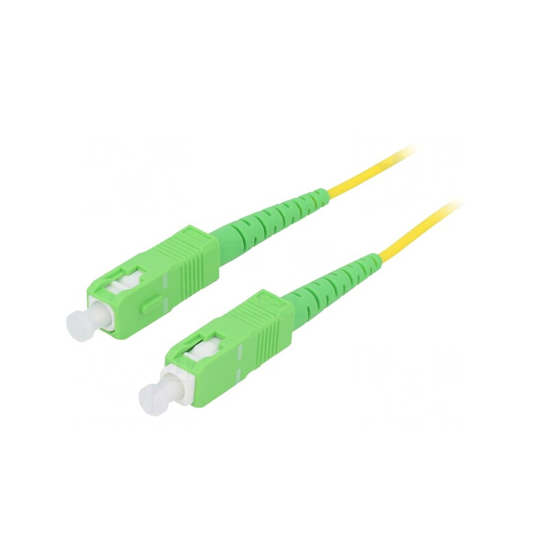 Patch Cord Fibră OS2 SC/APC 2m LSZH | Electronic-mag.ro | Componente Electronice