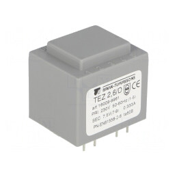 Transformator încapsulat 2,5VA 230V 7,5V PCB | Electronic-mag.ro | Componente Electronice
