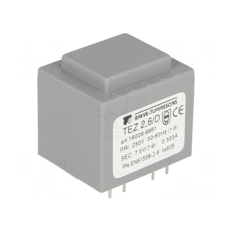 Transformator încapsulat 2,5VA 230V 7,5V PCB | Electronic-mag.ro | Componente Electronice