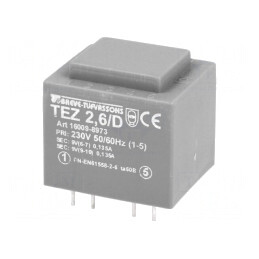 Transformator Încapsulat 2,5VA 230V 9V | Electronic-mag.ro | Componente Electronice