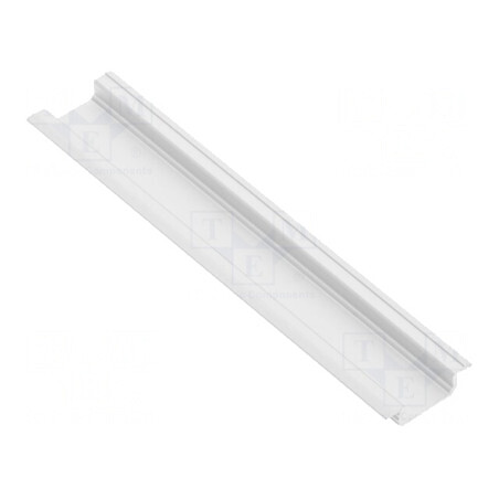 Profil Aluminiu Încastrat 1m pentru Module LED Albă | Electronic-mag.ro | Componente Electronice