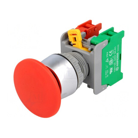 Comutator Apăsare 22mm 1NC 1NO | Electronic-mag.ro | Componente Electronice