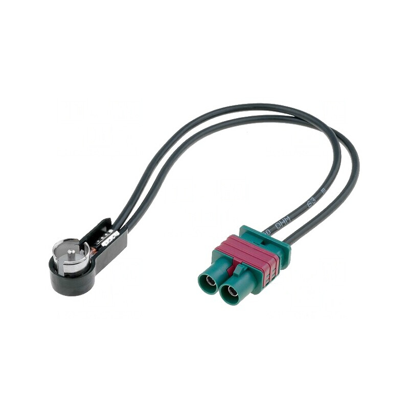 Adaptor Antenă Fakra dublu cu mufă ISO în unghi | Electronic-mag.ro | Componente Electronice