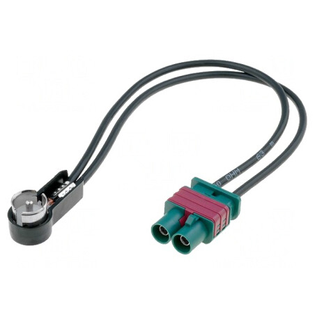 Adaptor Antenă Fakra dublu cu mufă ISO în unghi | Electronic-mag.ro | Componente Electronice