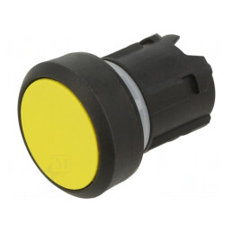 Comutator Apăsare 22mm Poziție Stabilă Galben | Electronic-mag.ro | Componente Electronice