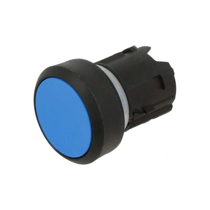 Comutator cu apăsare 22mm albastru | Electronic-mag.ro | Componente Electronice