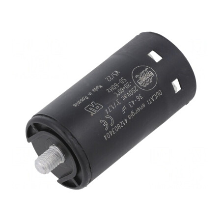 Condensator Electrolitic 40uF 36,5x68,5mm M8 | Electronic-mag.ro | Componente Electronice