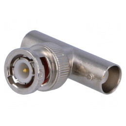 Adaptor T BNC Dual Soclu BNC Mufă 50Ω Aurit | Electronic-mag.ro | Componente Electronice