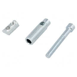Şurub de Montare pentru Profile 5mm Oțel Zincat | Electronic-mag.ro | Componente Electronice