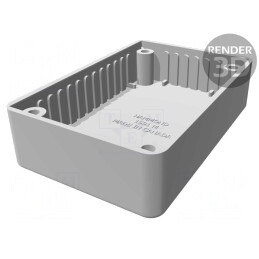 Carcasă universală ABS gri IP54 56x85x25mm | Electronic-mag.ro | Componente Electronice