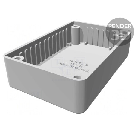 Carcasă universală ABS gri IP54 56x85x25mm | Electronic-mag.ro | Componente Electronice