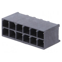 Soclu cablu-placă Mega-Fit 5,7mm 12 pini 23A | Electronic-mag.ro | Componente Electronice
