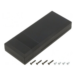 Carcasă Universală Neagră ABS 51x128x24mm | Electronic-mag.ro | Componente Electronice