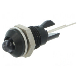 Lampă LED convex albă 8mm pentru PCB alamă 5mm | Electronic-mag.ro | Componente Electronice