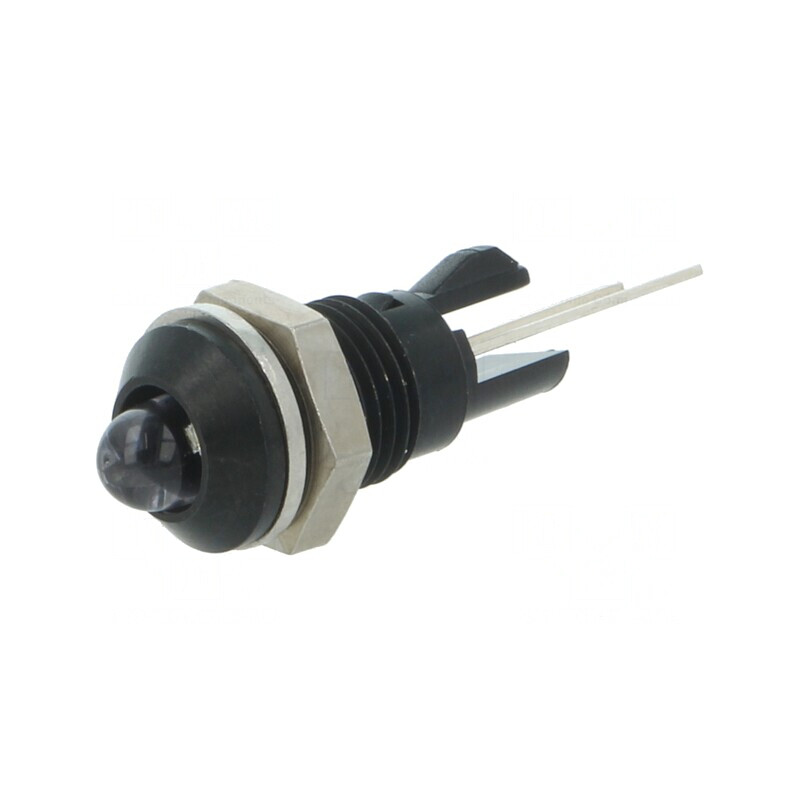 Lampă LED convex albă 8mm pentru PCB alamă 5mm | Electronic-mag.ro | Componente Electronice
