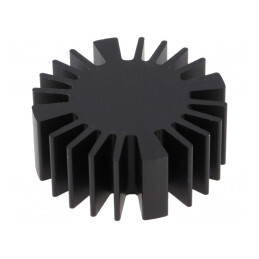 Radiator LED Negru 50mm 20mm | Electronic-mag.ro | Componente Electronice