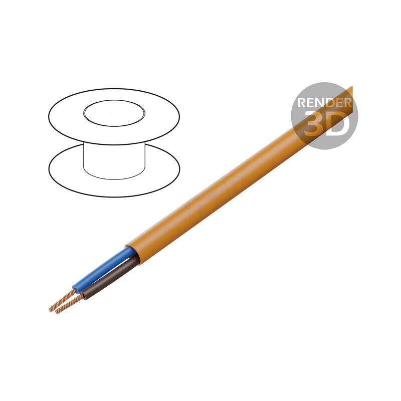 Cablu ÖLFLEX 500 P 2x1.5mm² Neecranat 300/500V Cu | Electronic-mag.ro | Componente Electronice