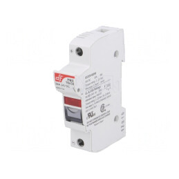 Clemă siguranţe cilindrice 10,3x38mm 32A pentru şină DIN | Electronic-mag.ro | Componente Electronice