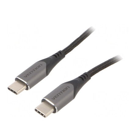 Cablu USB C 2.0 0.5m Negru 480Mbps | Electronic-mag.ro | Componente Electronice