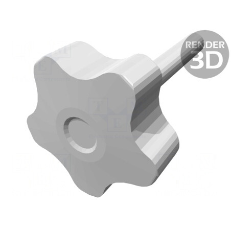Buton de reglare M10, Ø50mm, H32mm, L60mm | Electronic-mag.ro | Componente Electronice