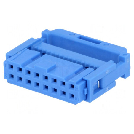 Mufă IDC Mamă 16 PIN Aurit 1,27mm | Electronic-mag.ro | Componente Electronice