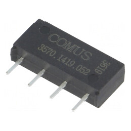 Releu Senzor Reed SPST-NO 5VDC 500mA 200VDC 10W | Electronic-mag.ro | Componente Electronice