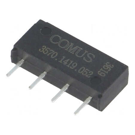 Releu Senzor Reed SPST-NO 5VDC 500mA 200VDC 10W | Electronic-mag.ro | Componente Electronice