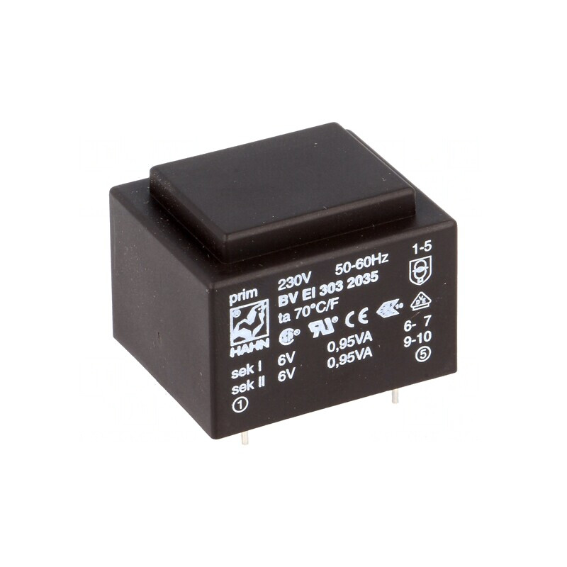 Transformator încapsulat 1,9VA 230V 6V PCB | Electronic-mag.ro | Componente Electronice Transformator încapsulat 1,9VA 230V 6V PCB | Electronic-mag.ro | Componente Electronice