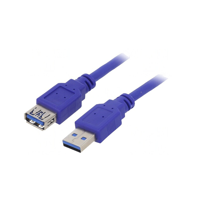 Cablu USB 3.0 A-A 1,8m Albastru | Electronic-mag.ro | Componente Electronice