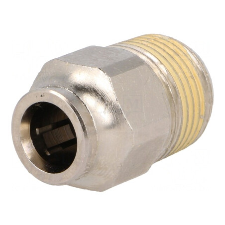 Racord Push-In Alamă Nichelată BSP 3/8 | Electronic-mag.ro | Componente Electronice