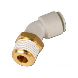 Racord Push-In 90° Filetat 1-10bar 5-60°C | Electronic-mag.ro | Componente Electronice
