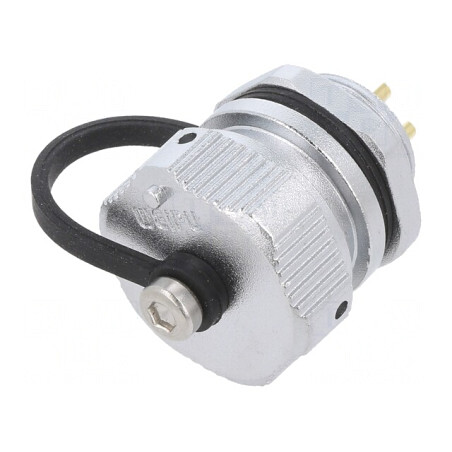 Soclu WY16 4-PIN IP67 15A 500V Aurit 14AWG | Electronic-mag.ro | Componente Electronice