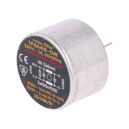 Filtru Anti-Interferențe 250VAC 100nF 4mH THT | Electronic-mag.ro | Componente Electronice