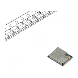 Modul WiFi IEEE 802.11b/g/n SMD IPEX