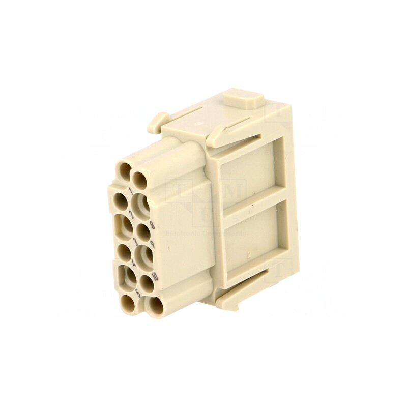 Conector HDC Han-Modular 12 PIN fără contacte mamă | Electronic-mag.ro | Componente Electronice