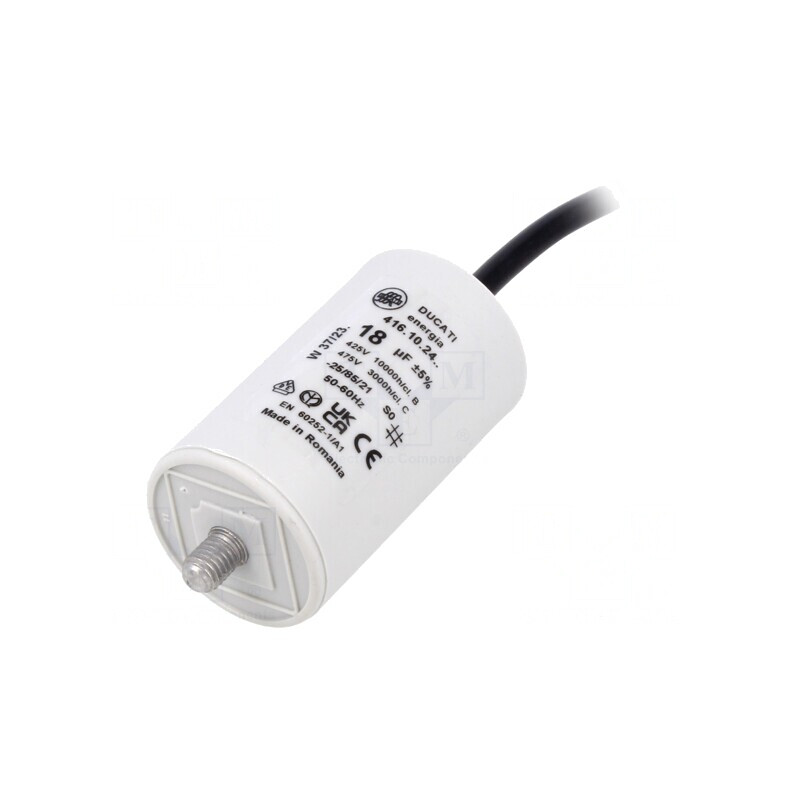 Condensator pentru Motoare 18uF 425VAC | Electronic-mag.ro | Componente Electronice