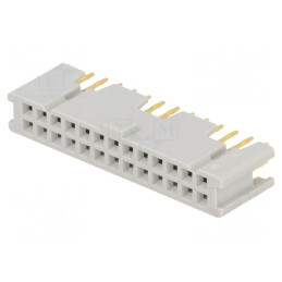 Soclu IDC Mamă 26 PIN Drept Aurit 3A 2,54mm | Electronic-mag.ro | Componente Electronice