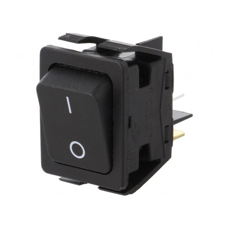 Comutator Basculant Negru ON-OFF 16A/250VAC 20A/28VDC | Electronic-mag.ro | Componente Electronice