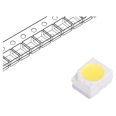 LED SMD 3528 Alb Rece 6500K 20mA | Electronic-mag.ro | Componente Electronice