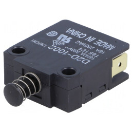 Comutator Ușă SPST-NC 16A 250VAC Negru | Electronic-mag.ro | Componente Electronice