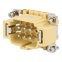 Conector HDC Tată 6 PIN 16A 500V | Electronic-mag.ro | Componente Electronice