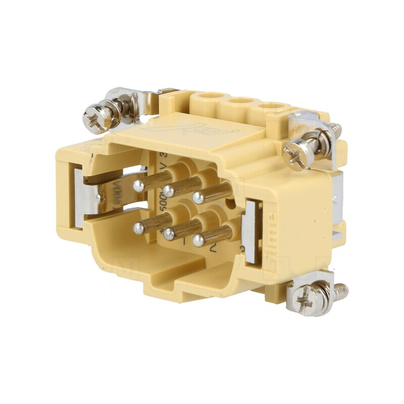 Conector HDC Tată 6 PIN 16A 500V | Electronic-mag.ro | Componente Electronice