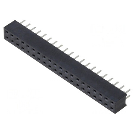Soclu pini mamă 2mm 40 THT pentru PCB | Electronic-mag.ro | Componente Electronice