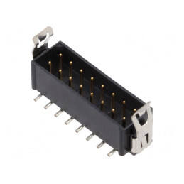 Soclu PCB-cablu/PCB tată 16-PIN 2mm SMT 800V | Electronic-mag.ro | Componente Electronice