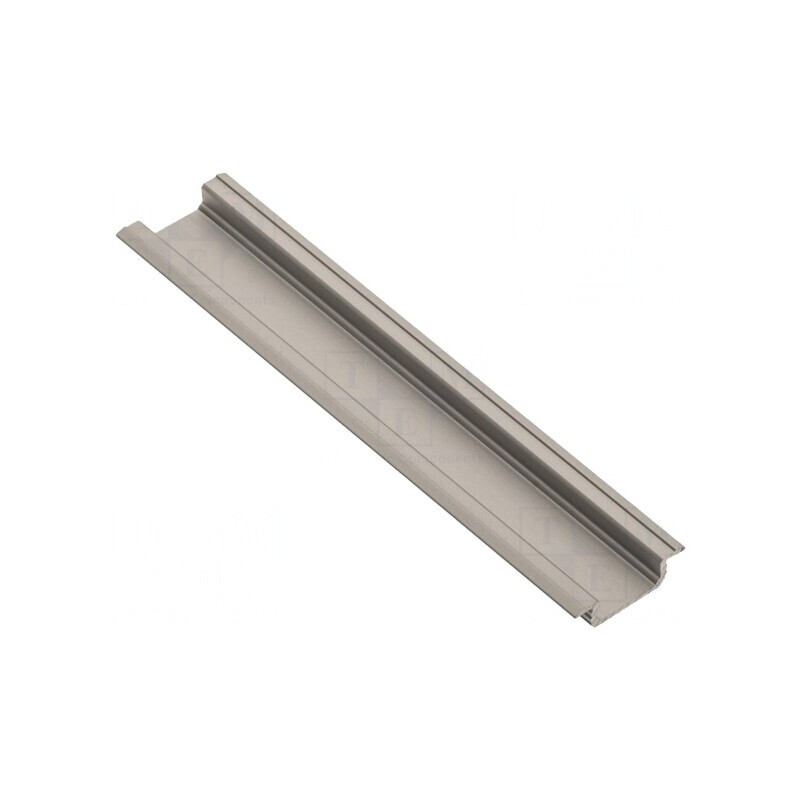 Profil încastrat aluminiu pentru LED 1m șampanie GLAX | Electronic-mag.ro | Componente Electronice