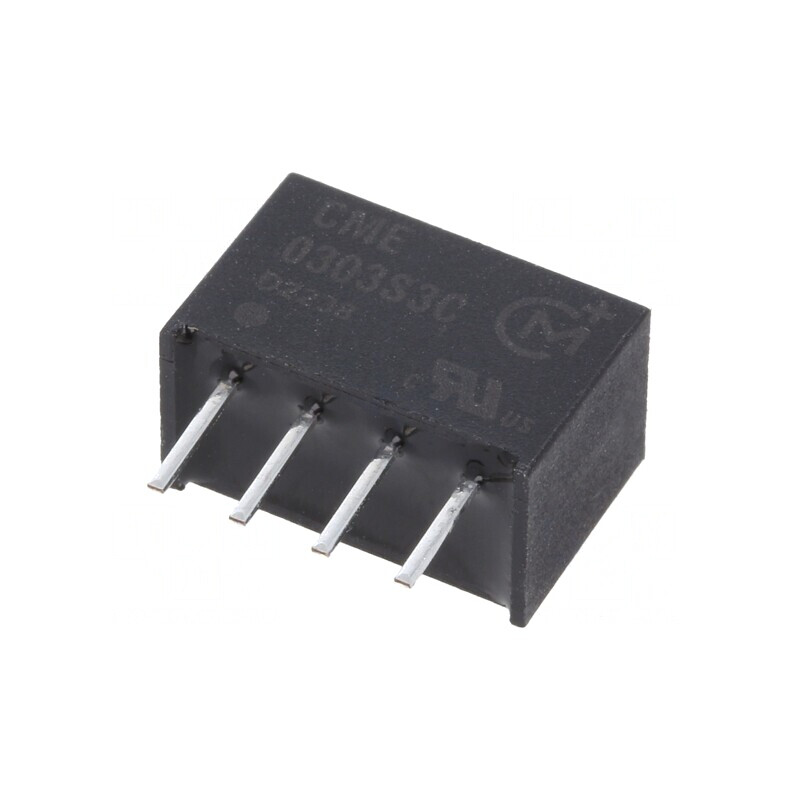 Convertor DC/DC 0,75W 2,97-3,63V la 3,3VDC SIP THT | Electronic-mag.ro | Componente Electronice