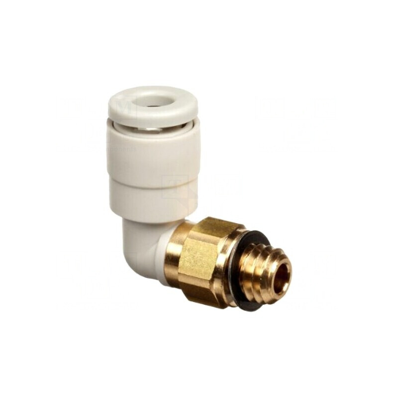 Conector Push-in Filetat 90° M6 1-10 Bar | Electronic-mag.ro | Componente Electronice