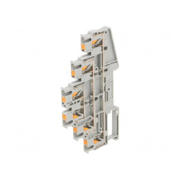Element de îmbinare șine 0,14-4mm² 3 piste 6 borne gri push-in | Electronic-mag.ro | Componente Electronice
